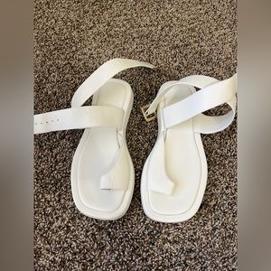 White GIA Sandals